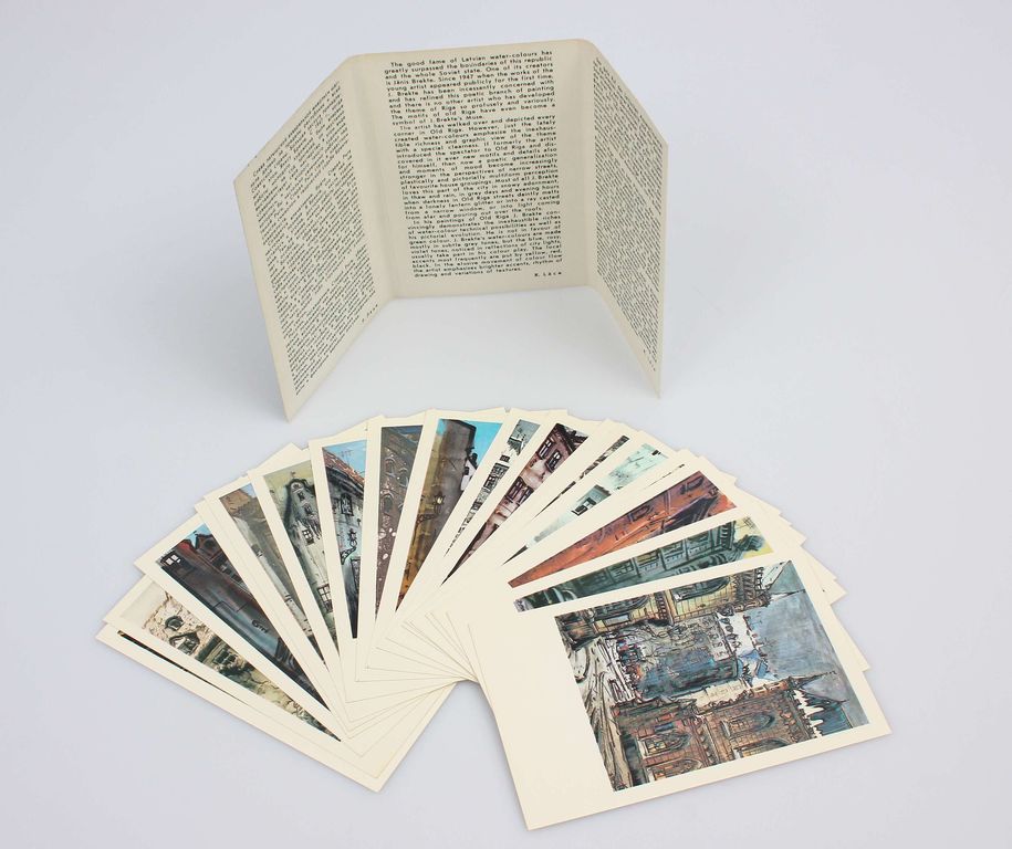 Atklātņu albums ar Jāņa Brektes gleznu reprodukcijām 