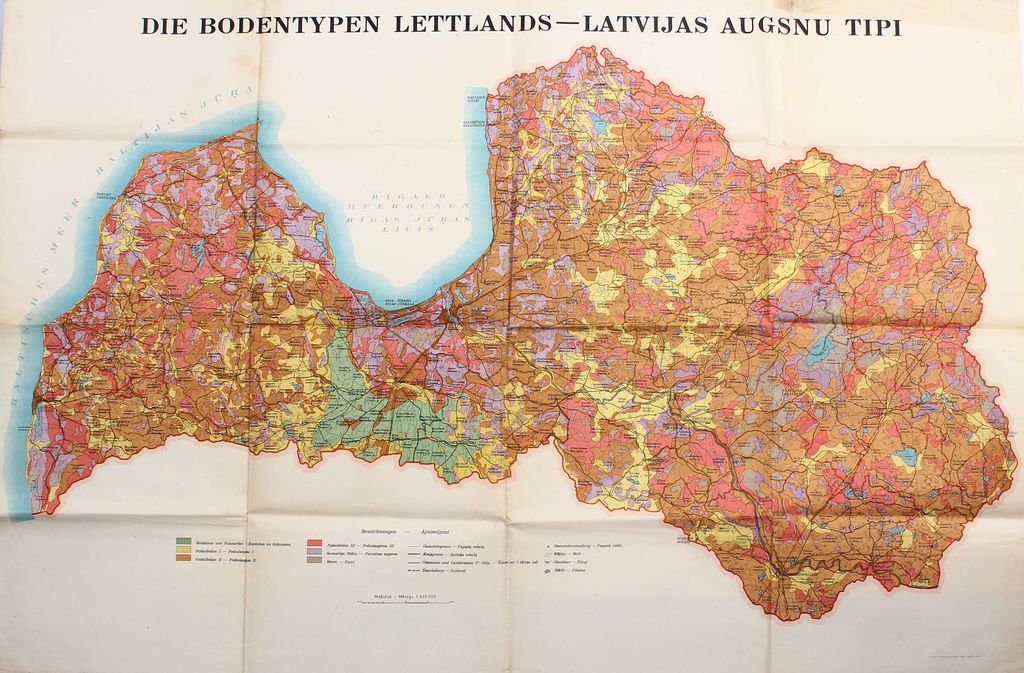 Латвийская карта почв