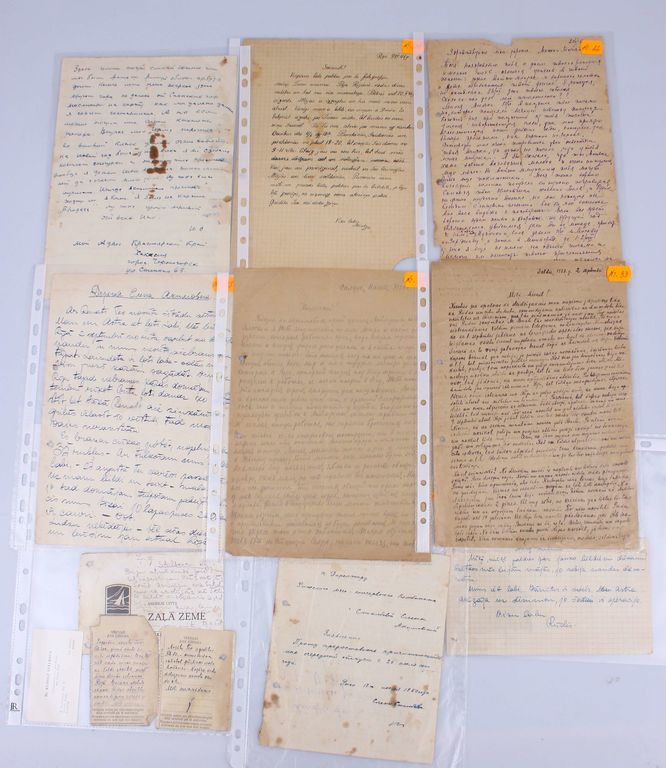 Documents of the Family of the First Bank president of Latvia, Janis Stolbovs