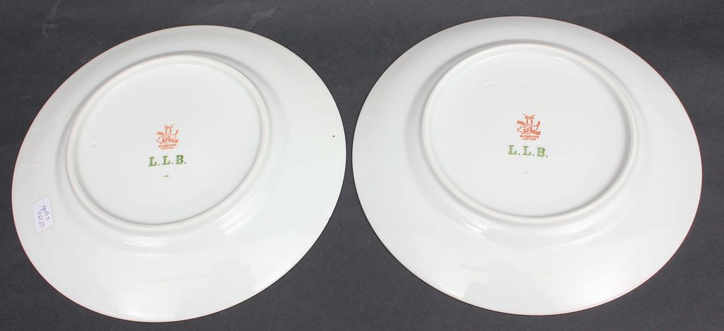 Porcelain plates 2 pcs