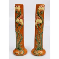 Two Art Nouveau style vases