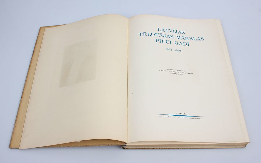 Latvijas Tēlotājas mākslas pieci gadi (1934-1939)
