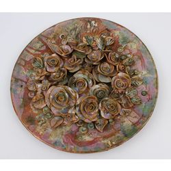 Декоративная керамическая настенная тарелка
