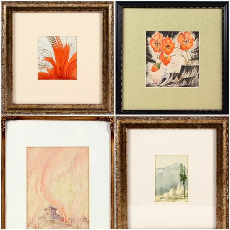 Collection of 4 paintings