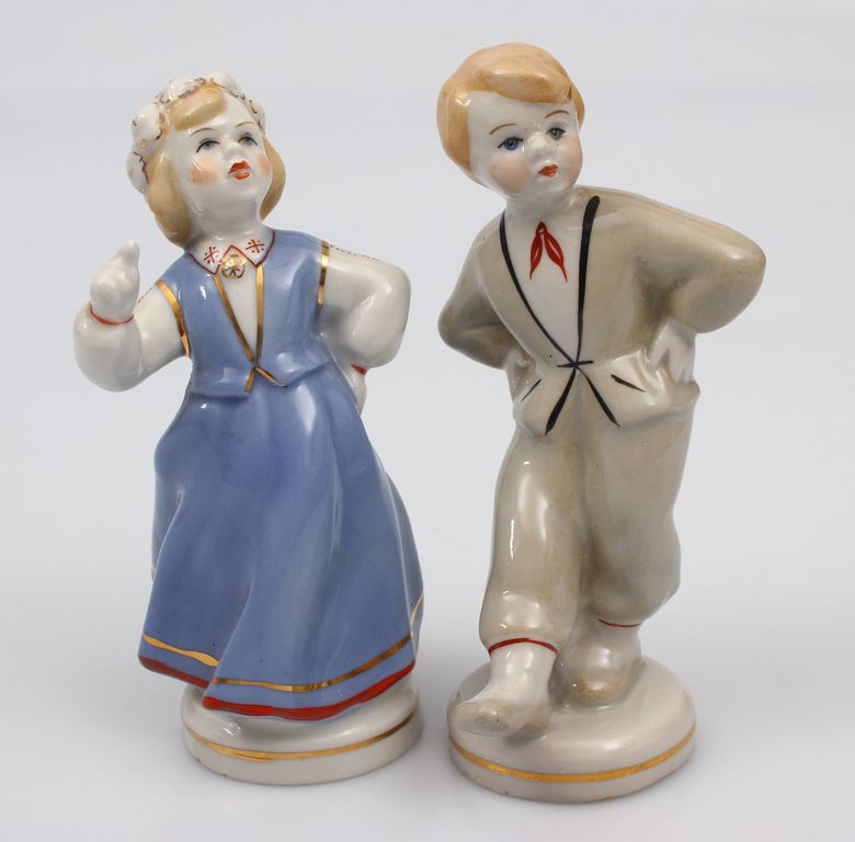 Couple of porcelain figurines “Dancers”