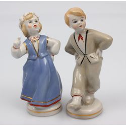 Couple of porcelain figurines “Dancers”