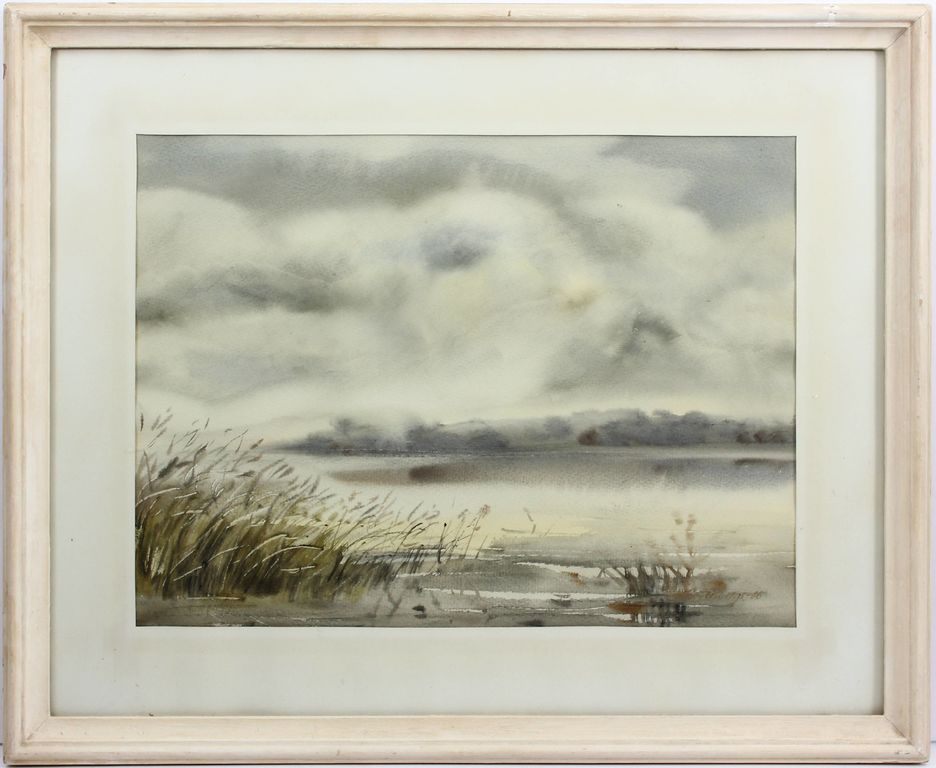 Gray Day(Clouds over the lake)
