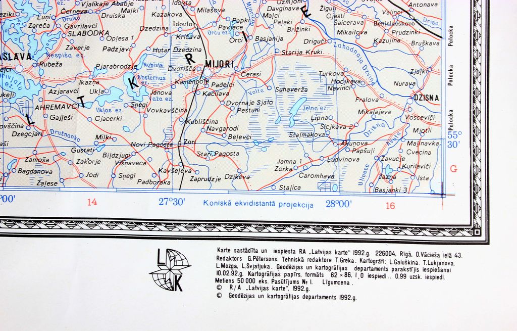 Latvijas republikas karte