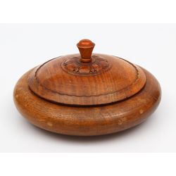 Wooden case with lid