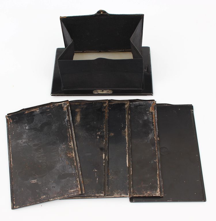 Camera in original leather case