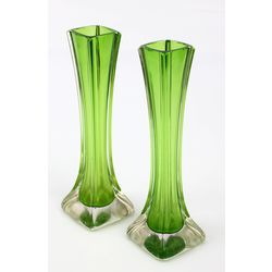 Glass vase's 2 pcs.
