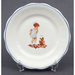 Фарфоровая тарелка для детей