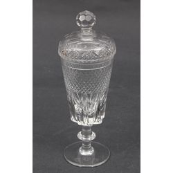 Crystal cup with lid
