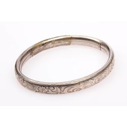  Art Nouveau style silver bracelet