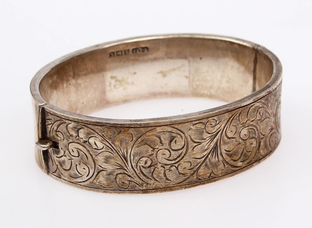 Art Nouveau style silver bracelet