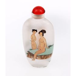 Perfume bottle from glass 