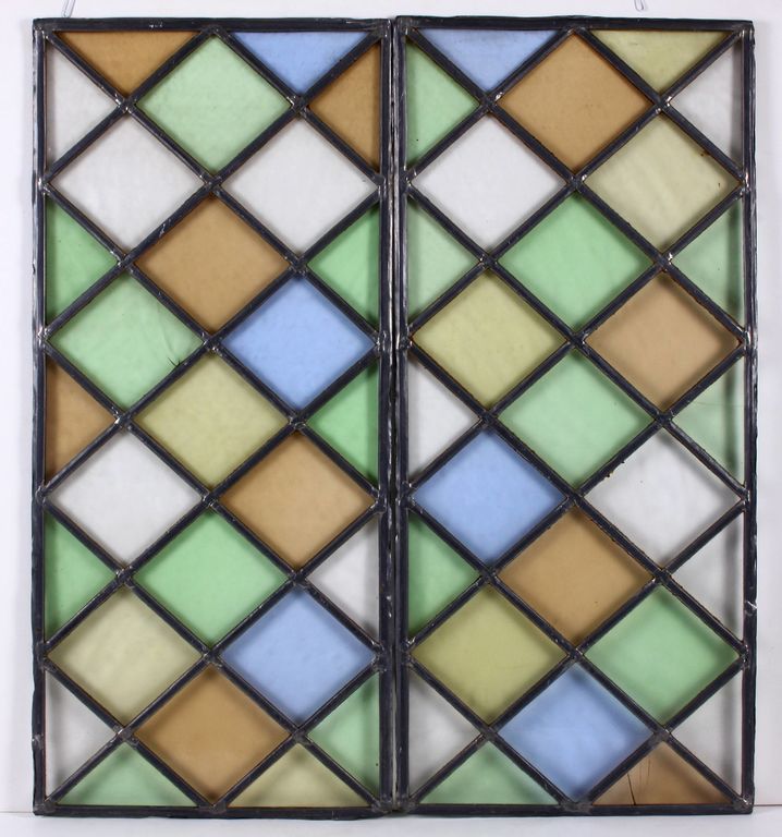 Stained glass 2 pcs.