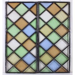 Stained glass 2 pcs.