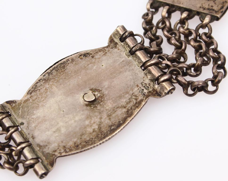 Silver watch chain