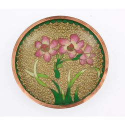 Metall plate with enamel