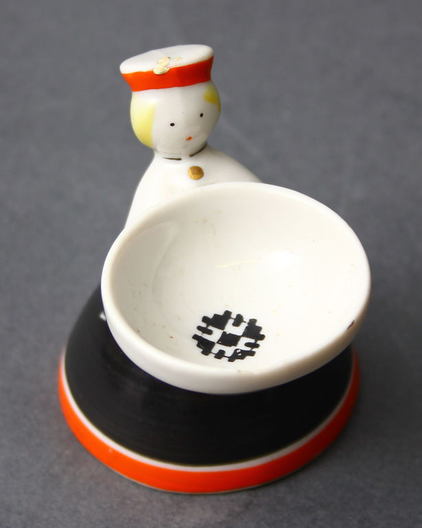 Porcelain Souvenir salt shaker 