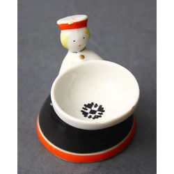 Porcelain Souvenir salt shaker 
