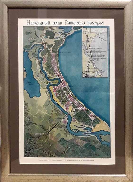 Plan of Jurmala city