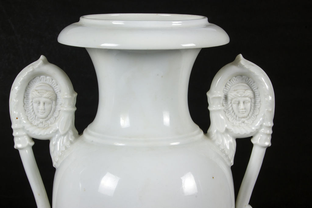 Couple of Ampir style porcelain vases made in France