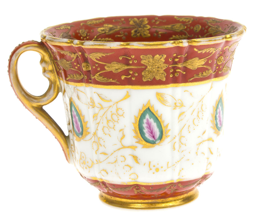 Gardner 19th century porcelain cup