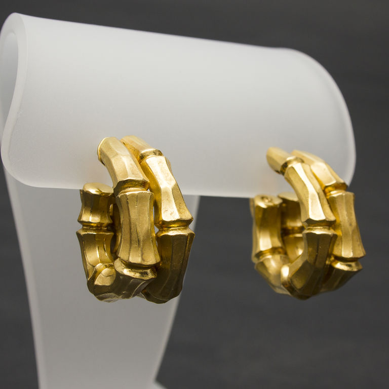Cartier gold earrings 