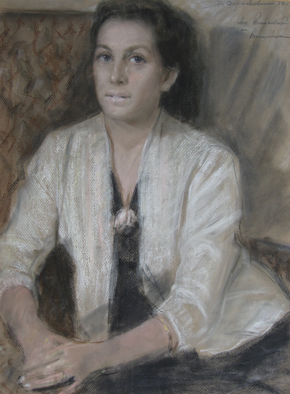 Портрет аристократа Анастасии Витковской, родившейся в Риге, в возрасте 16 лет