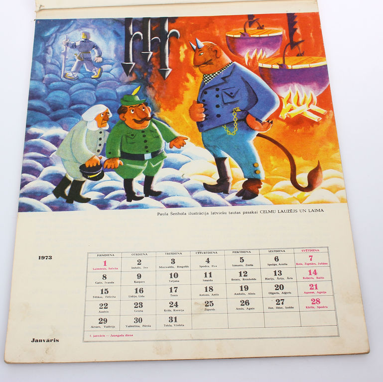Pasaku kalendārs 1973