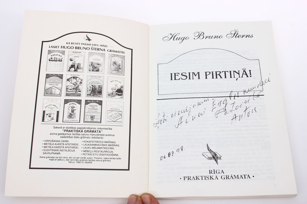 Hugo Bruno Šterns, Iesim pirtiņā!(with author autograph)