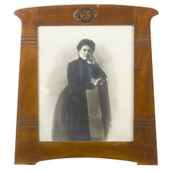 Art nouveau wooden frame