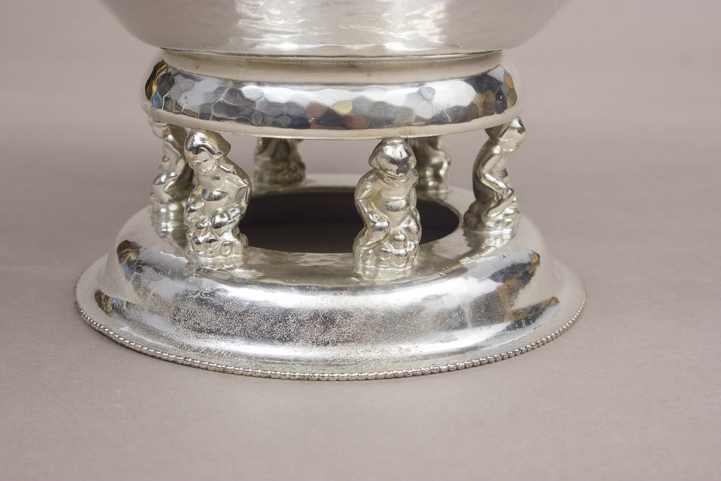Silver plated metal serving utensil