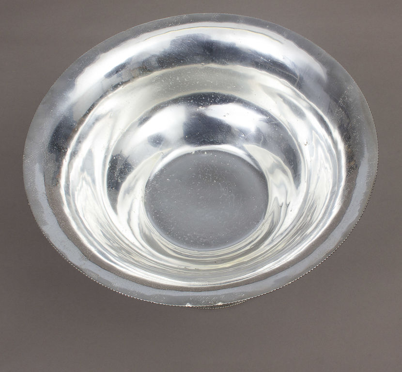 Silver plated metal serving utensil