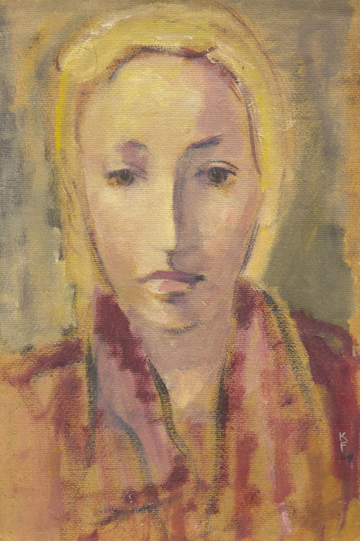 Jaunas sievietes portrets