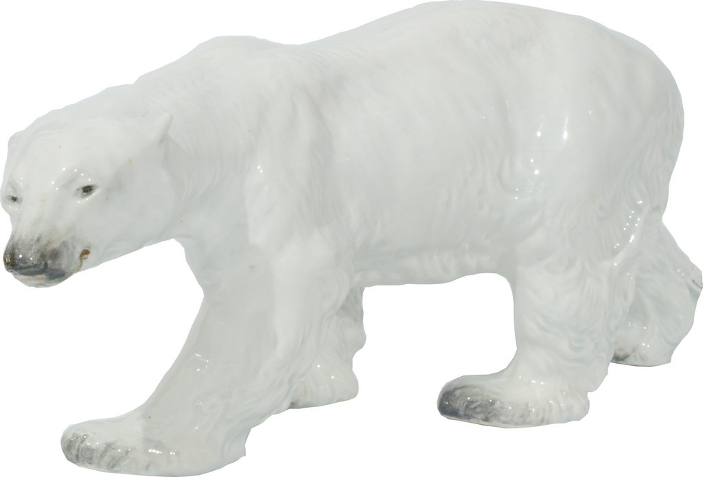 Фарфоровая фигура  "Белый медведь"