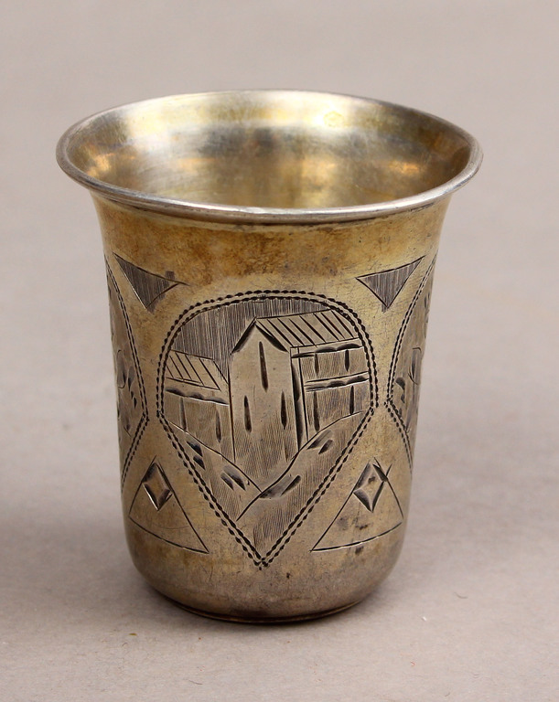 Silver cup/glass