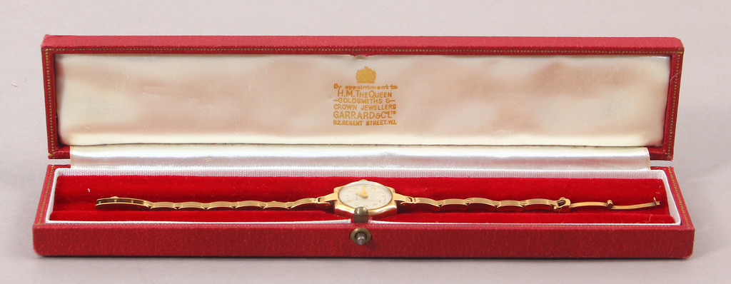 Zelta pulktenis Garrard oriģinālajā kastē