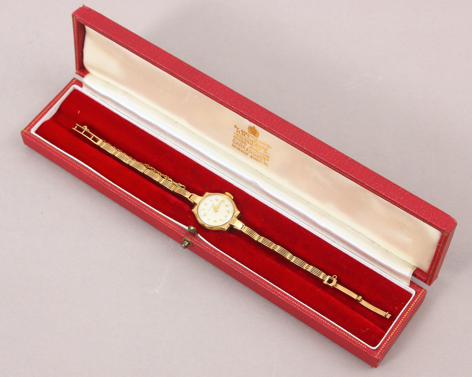 Золотые часы Garrard в оригинальной коробке