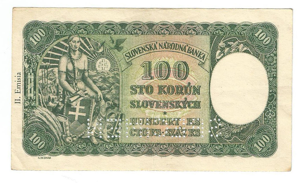 100 crowns 1939