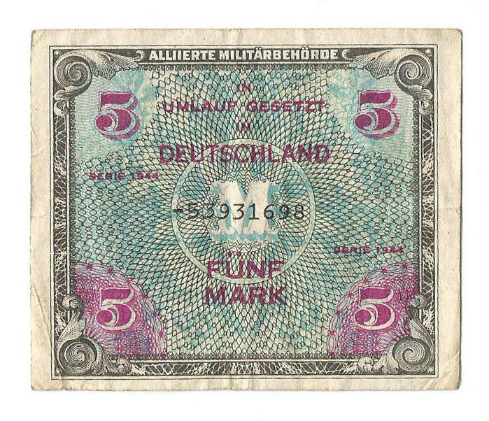 5 марок 1944