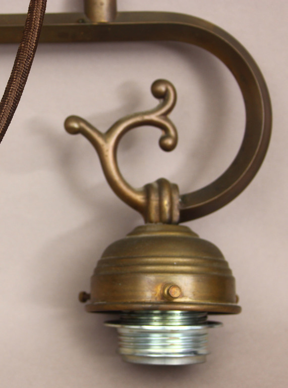 Jūgendstila griestu lampa ar atsvaru (regulējams augstums)