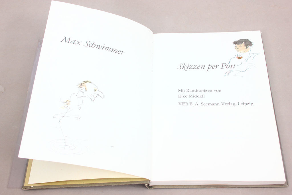 Max Schwimmer, Skizzen per post