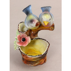 Porcelain figurine / bowl Bird 