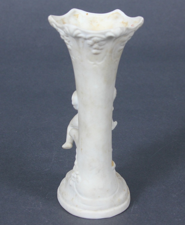 Biscuit vase / candlestick 