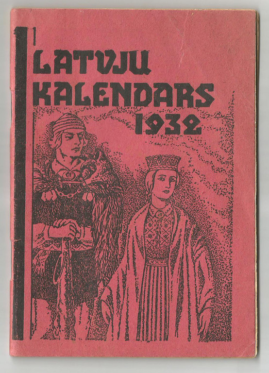 Latvian calendar for 1932