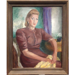 Sievietes portrets (Vokālā pedagoģe un operdziedātāja Dora Brutāne)