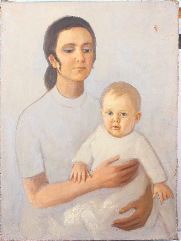 Mother with child (unsigned)